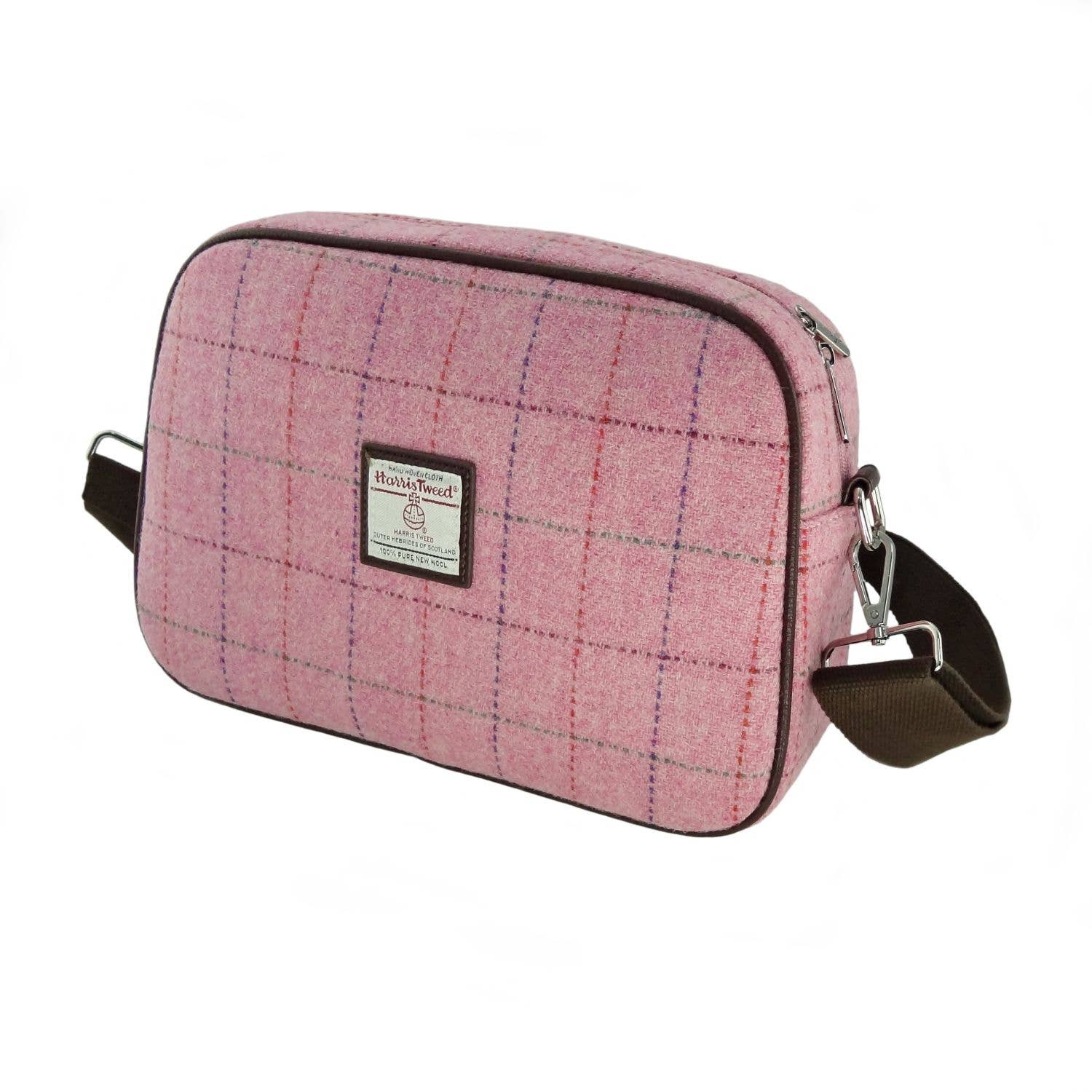 Glen Appin Of Scotland - Wholesale Shoulder Bag - Women's - LB1207 Harris Tweed 'Avon' Shoulder Bag with Canvas Strap2