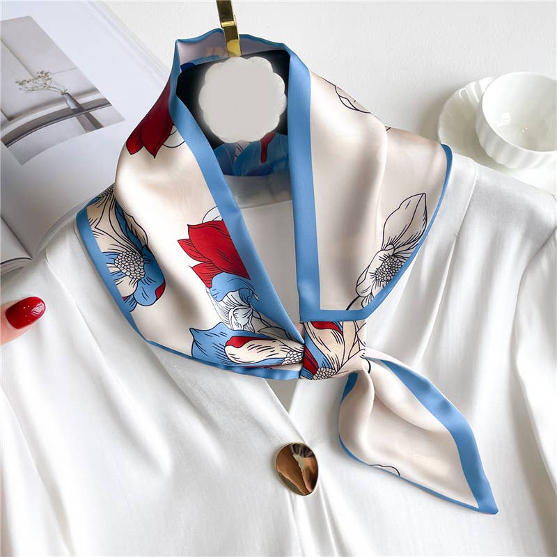 Winding River - Vente Écharpe – femme - Écharpe Boucle Florale0