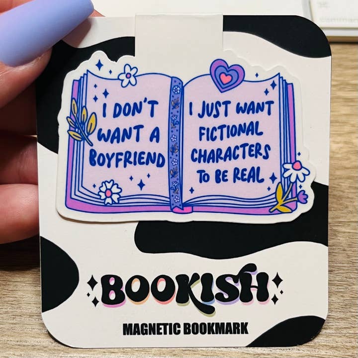 Magnetic Bookmark | I don't want a bf | Bookish Collection for wholesale by SimplyDani