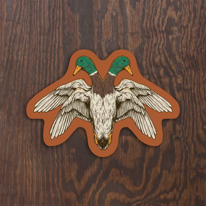 Mystic Mallard Sticker for wholesale by Logan Schmitt Illustration