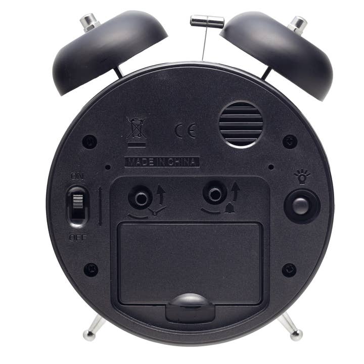 NeXtime - Wholesale Alarm Clock - Alarm Clock 12 x 14 x 6cm-Metal-NeXtime "Golden Hour"6