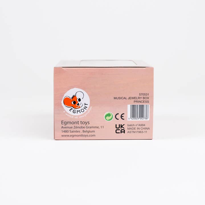 Egmont - Wholesale Jewelry Box/Organizer - Kids - Musical Jewelry Box - Princess16