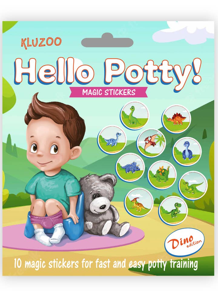 Hello Potty! - 10 magische stickers voor zindelijkheidstraining voor wholesale door Kluzoo
