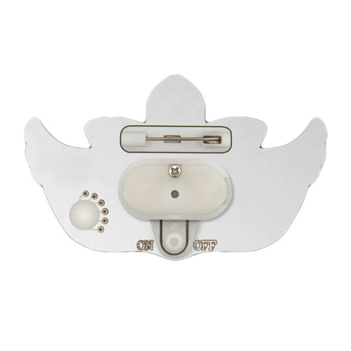 Blinkee.com, LLC - Wholesale Lapel Pin/Button - Mardi Gras Mask Flashing Body Light Lapel Pins