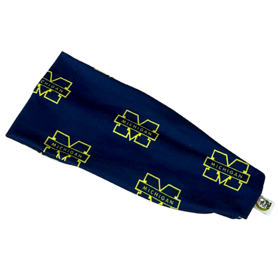 The Sassy Olive Handmade Headbands - Wholesale Fashion Headband - Women's - State Street University of Michigan Stretch Headband1