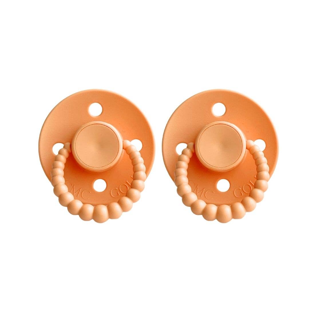 CMC Gold - Vendita all'ingrosso Ciuccio - Neonati - CMC 'Bubble' Dummies Pesca Dolce