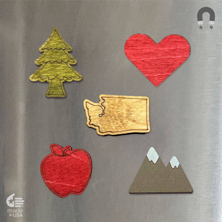 Bloom & Wander - Stickers and Gifts for Nature lovers! - Wholesale Magnet - Washington Magnets | WA State Gifts | Travel - Customizable