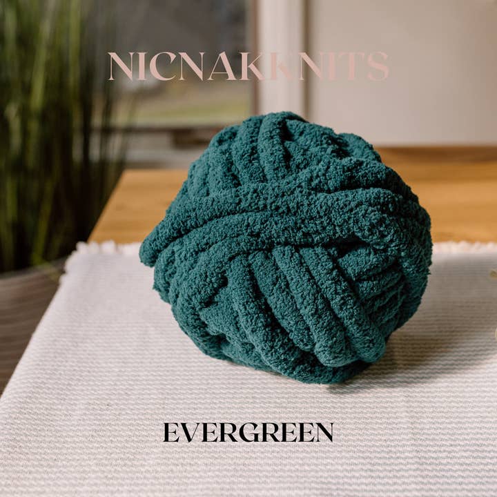 Nicnakknits - Vendita all'ingrosso Plaid - Colore Unito - Coperta Lavorata a Maglia Grossa Fatta a Mano11