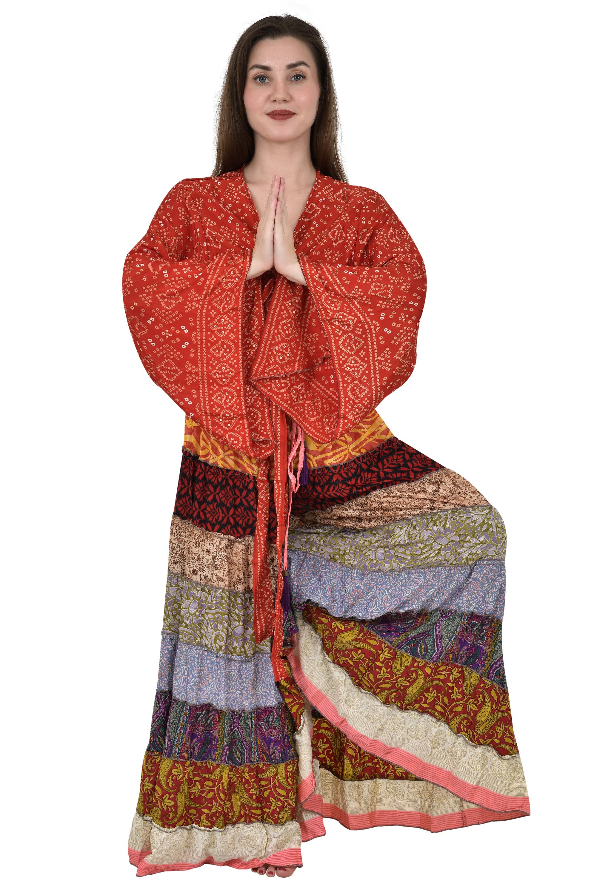 The Eastern Loom - Vente Pantalon – unisexe - Assortiment : pantalons à volants, pantalon de yoga hippie, vêtements de détente confortables