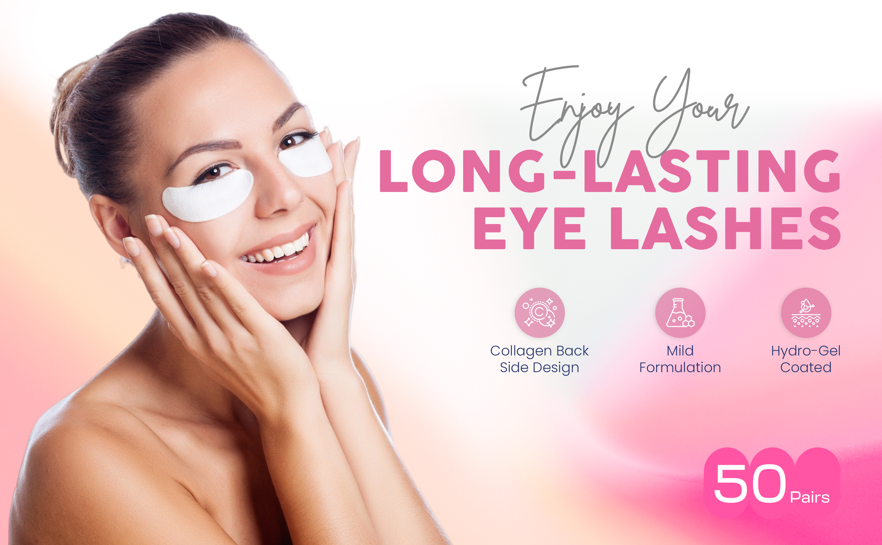 My Wholesale Warehouse – wholesale Eyelash/brow serum – Glamza Eyelash Extension Gel Patches3