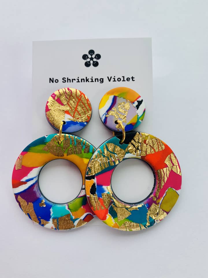 80s - Large Earring for wholesale by No Shrinking Violet