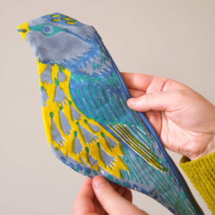 East End Press - Wholesale Pencil Case/Pouch - UK/EU: Blue Tit Fabric Case1