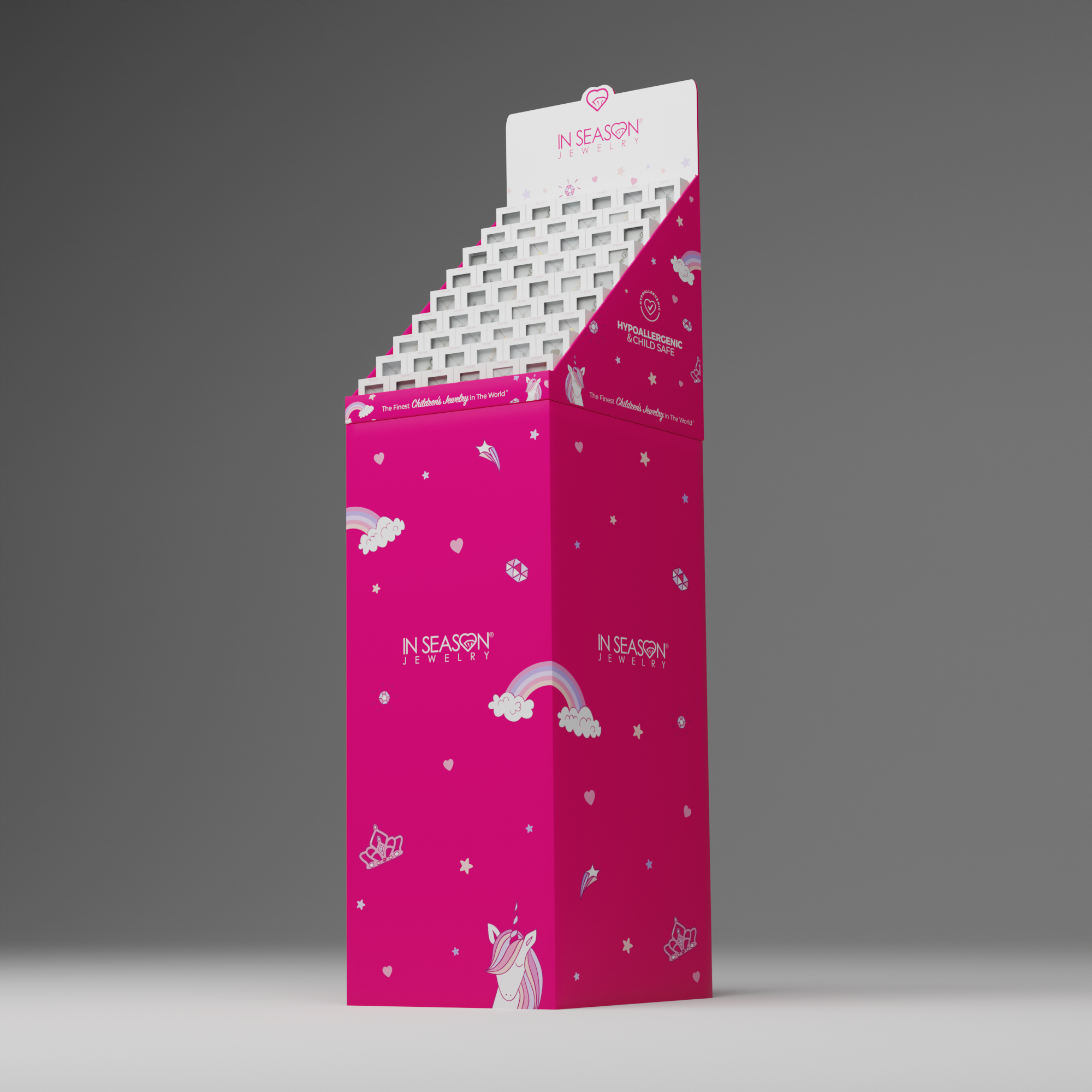 In Season Jewelry - Wholesale Retailer Display - Jewelry - Cardboard Pop Display With Stand3