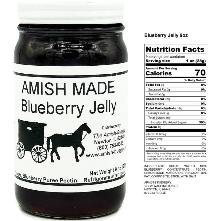 Arndt's Fudgery LLC - Wholesale Jam/Jelly - Amish made Jam and Jellies - 8 oz.35