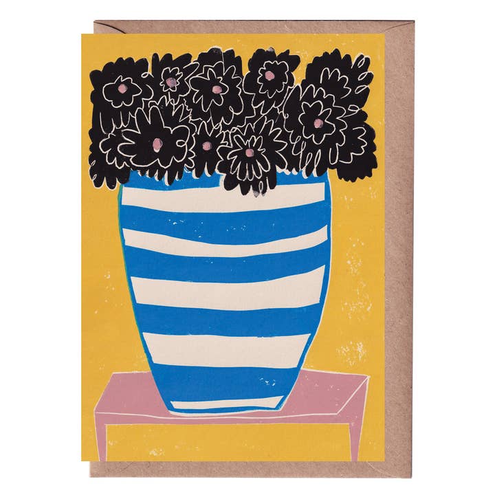 Bunch of Flowers Greeting Card for wholesale by Luiza Holub