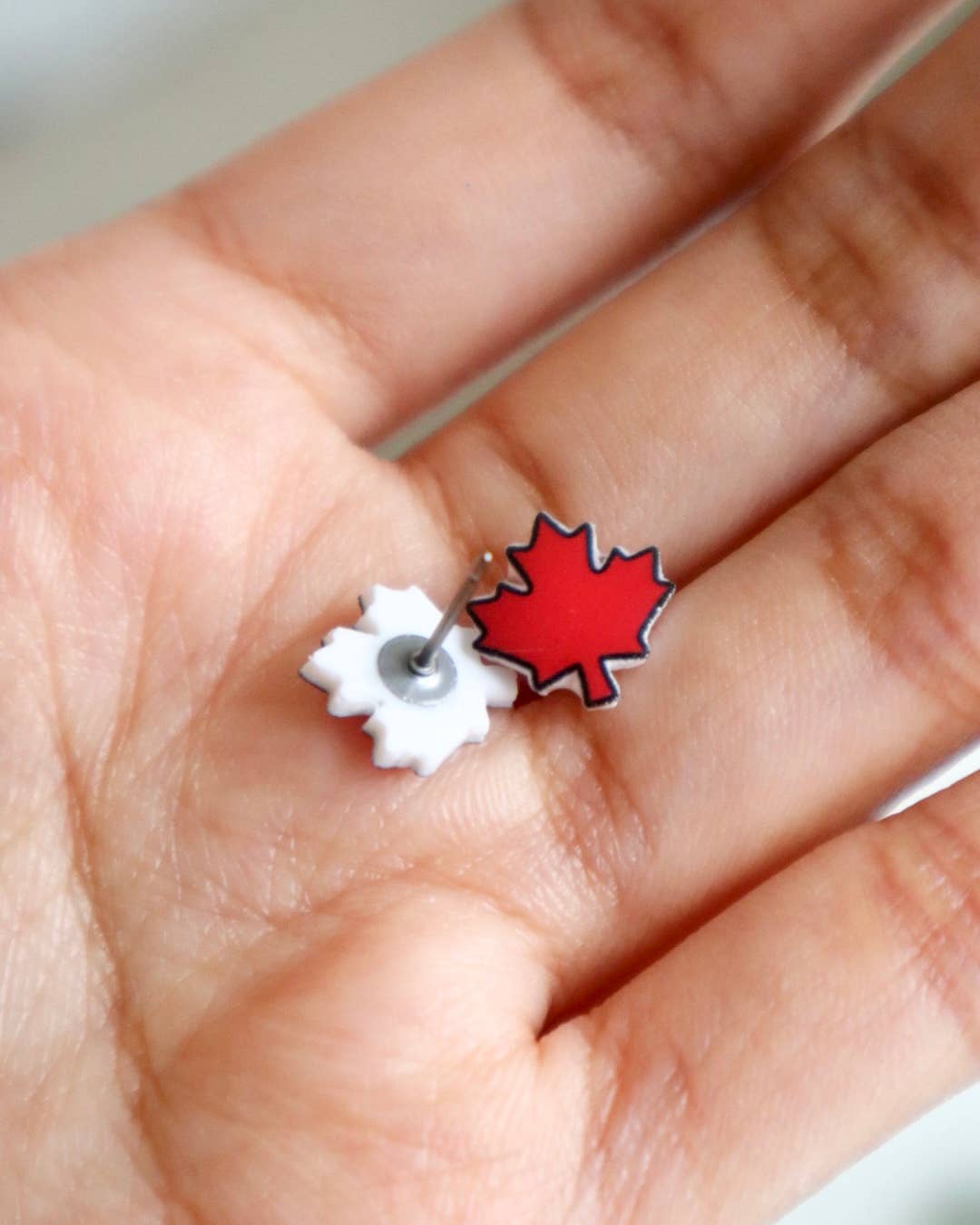 Stardoe Studio - Wholesale Stud/Post Earrings - Canadian (Canada) Maple Leaf Earrings4