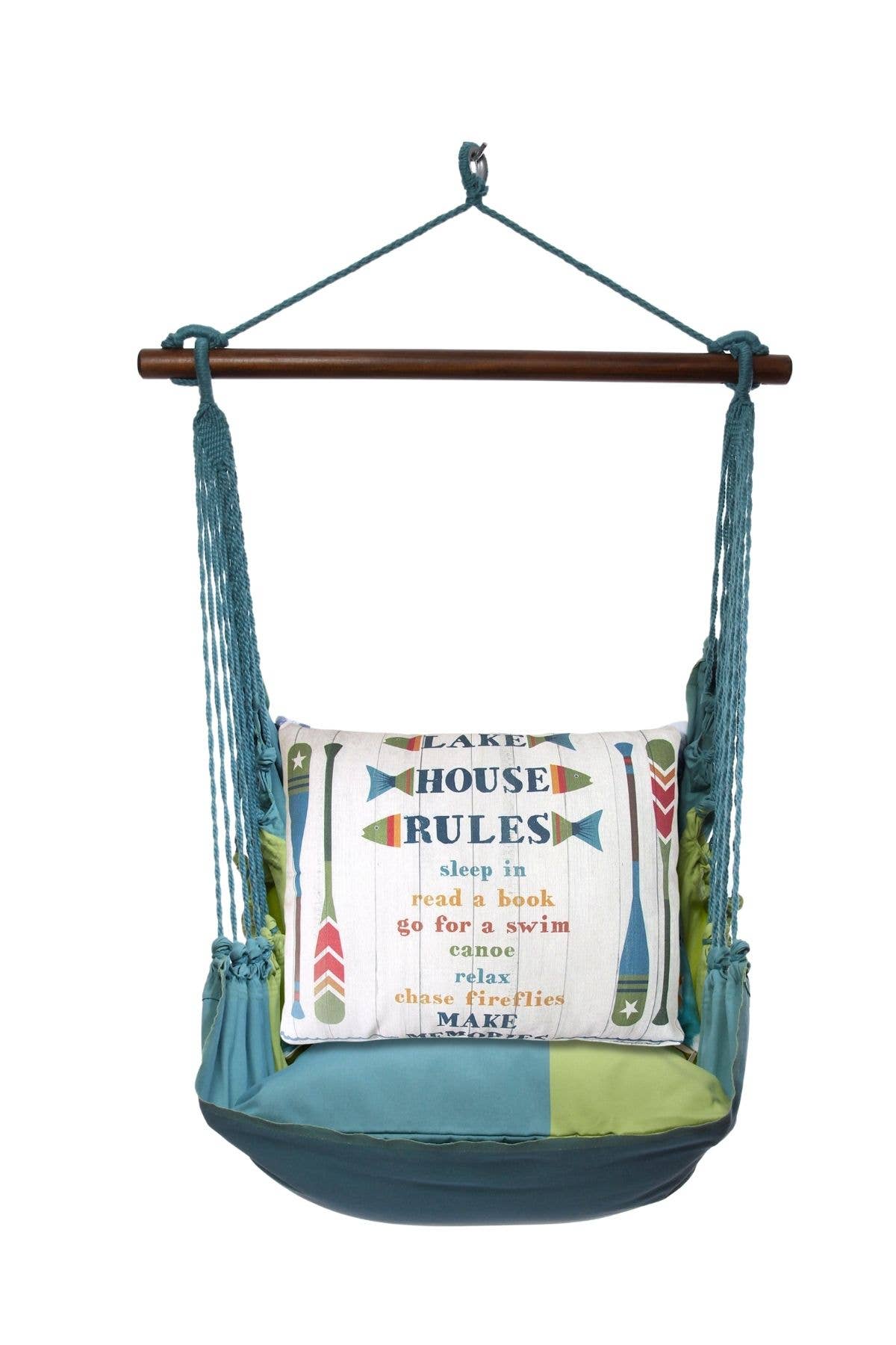 Magnolia Casual - Wholesale Swing Set - Hammock Swing 4-Piece Set indoor / outdoor - Meadow Mist18