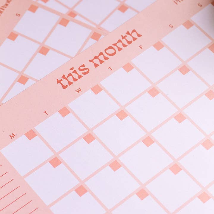 The Print Pantry - Wholesale Notepad - Monthly Calendar Notepad3