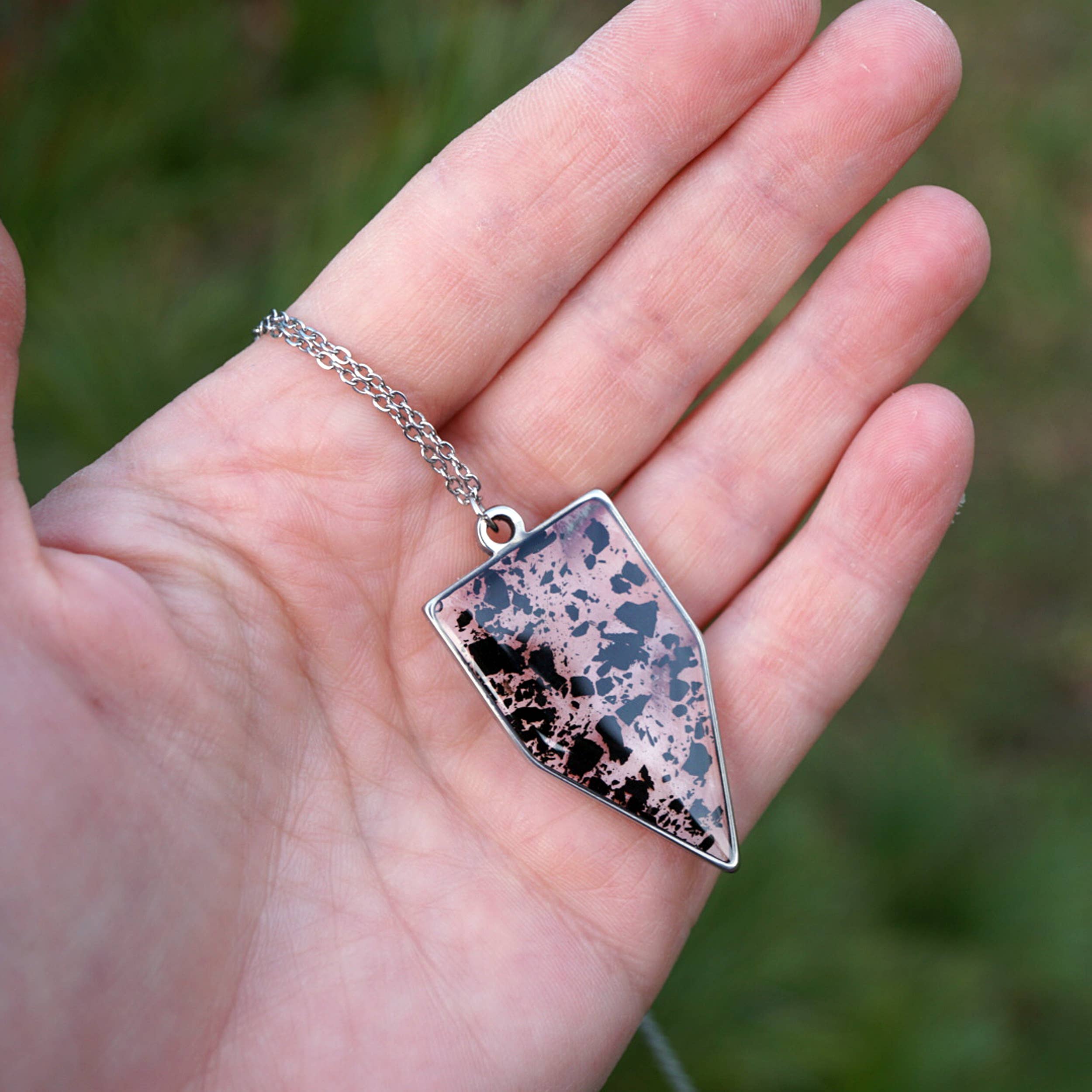 The Pretty Pickle - Wholesale Pendant/Charm Necklace - Coal Dust Pendant2