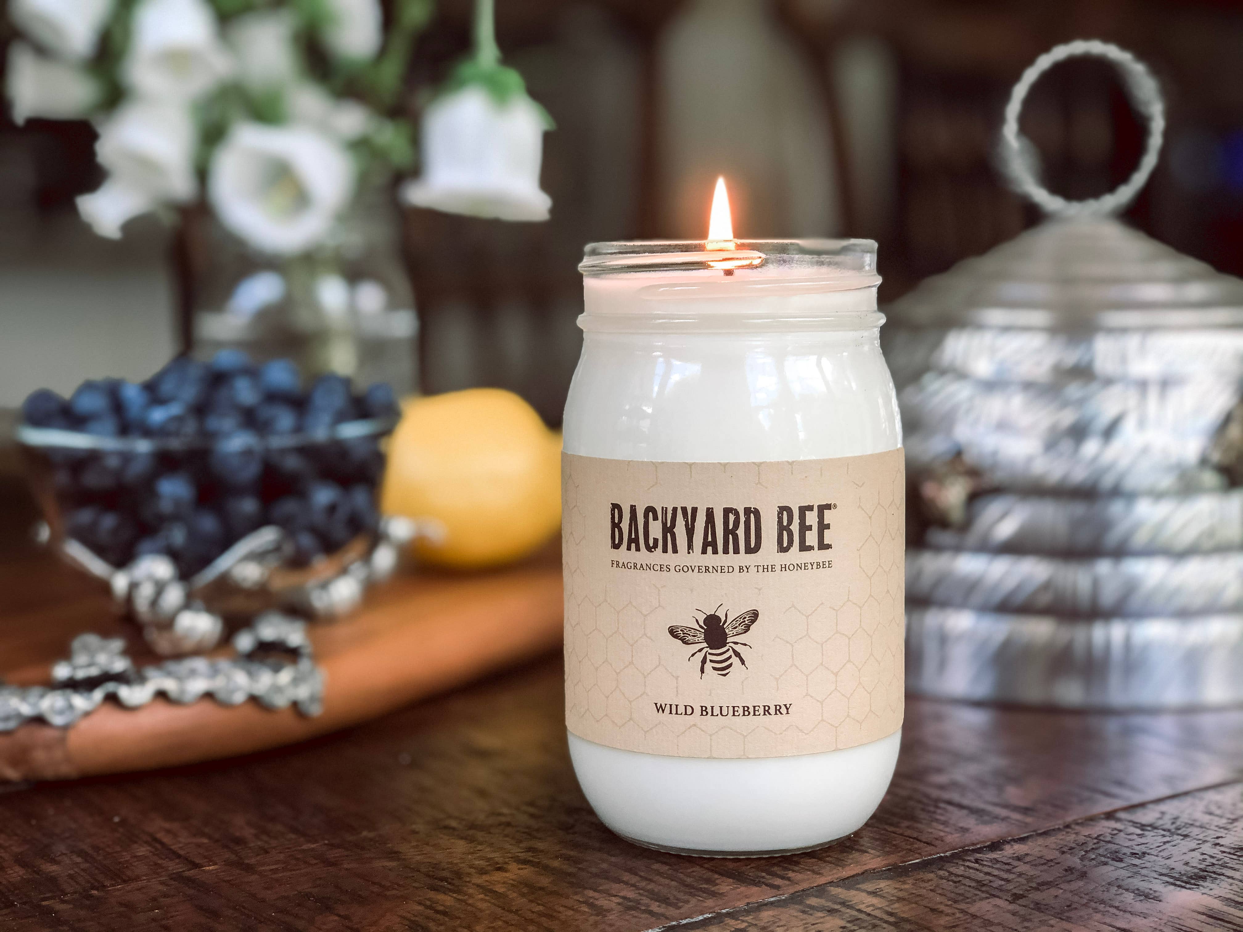 Backyard Bee – Großhandel Kerze im Glas / gefüllte Kerze – Wild Blueberry Glas/gefüllte Kerze2