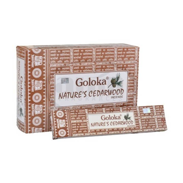 AUM Fragrances - Wholesale Smudge Stick - Goloka Nature's Incense 15g Cedarwood0