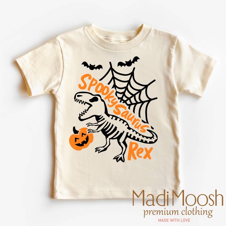 Spookysauras dinosaurskjorta - Halloween-skjorta för wholesale av Madi Moosh