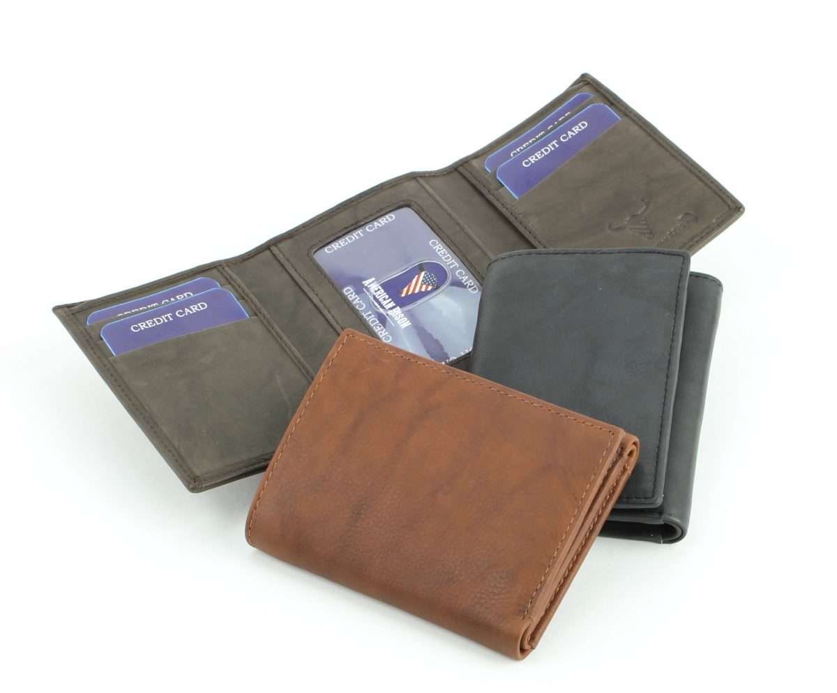 Leather Impressions Inc - Wholesale Wallet - Men's - American Bison Tall Trifold Wallet34