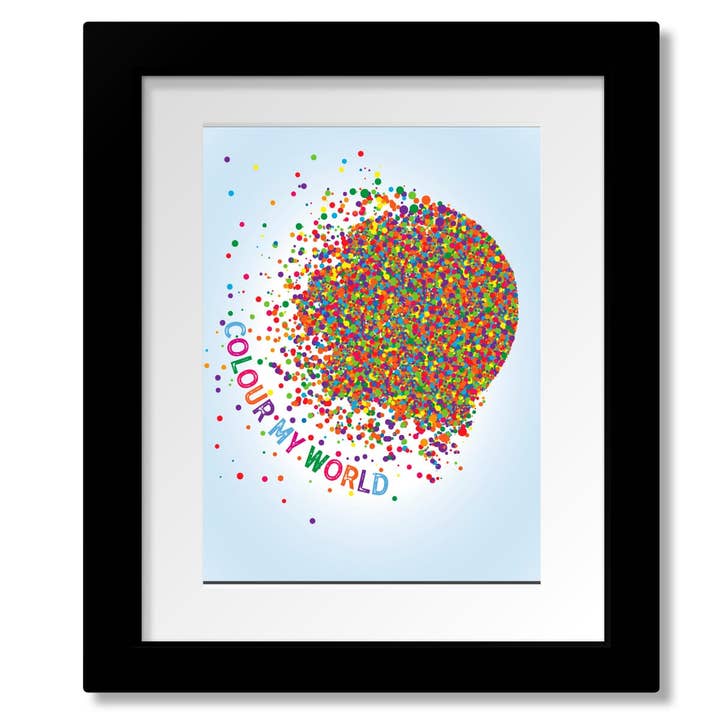 Colour My World de Chicago - Love Song, art lyrique, musique des années 70 pour la vente par Song Lyrics Art