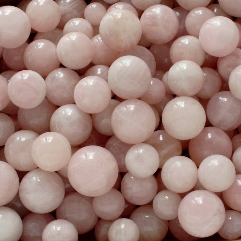 UniArt - Wholesale Spiritual Stone/Crystal - Rose quartz, spheres2