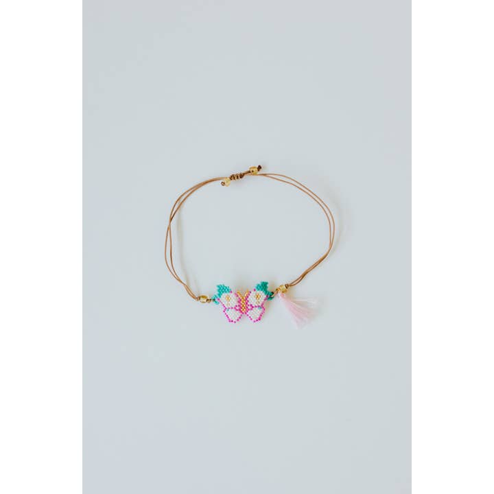 Crowned Free - Wholesale Armband met kralen - Kinderen - Vlinderarmband met kralen voor kinderen en volwassenen - gemaakt door Survivors3