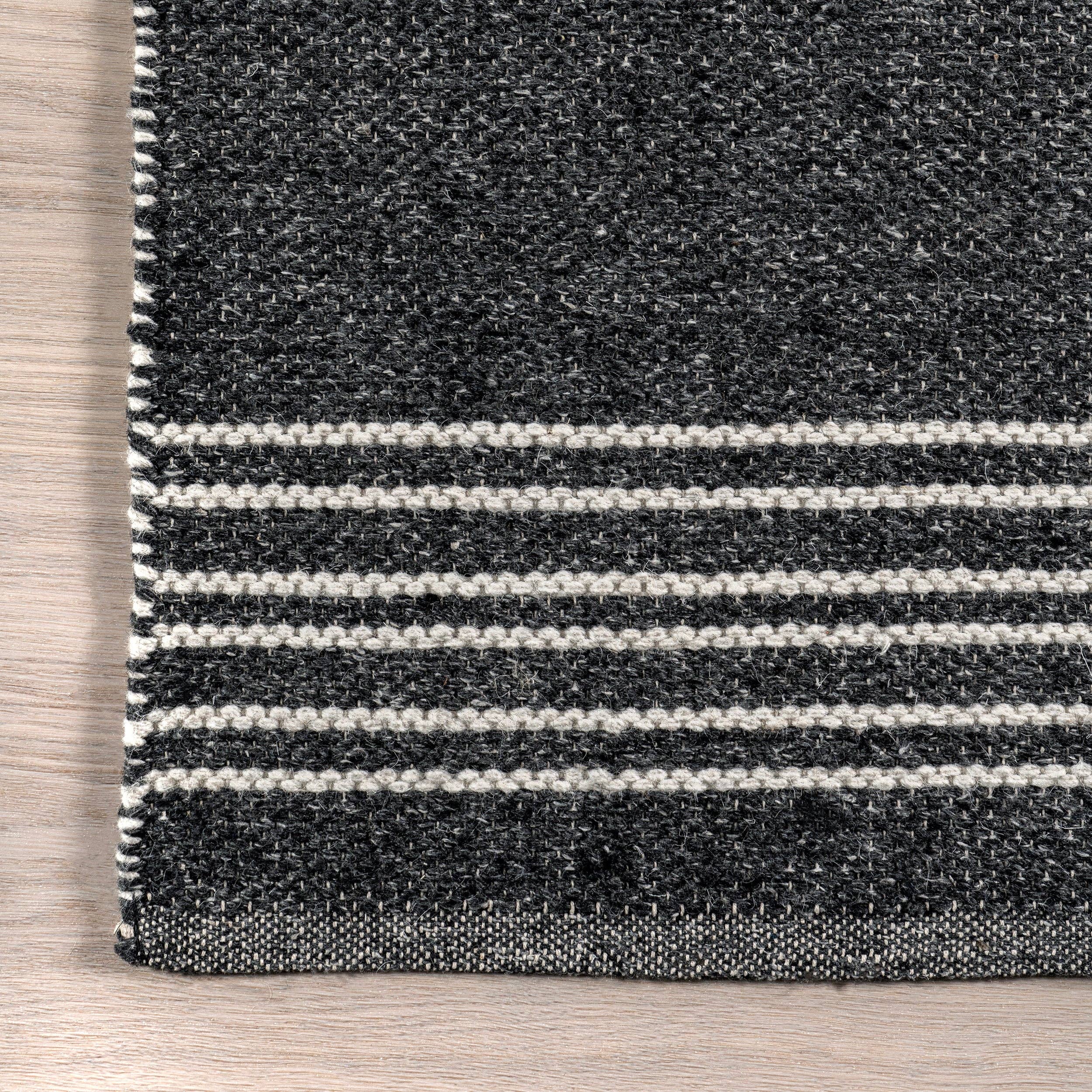 nuLOOM - Wholesale Area Rug - Birchwood Reversible Striped Wool Area Rug16