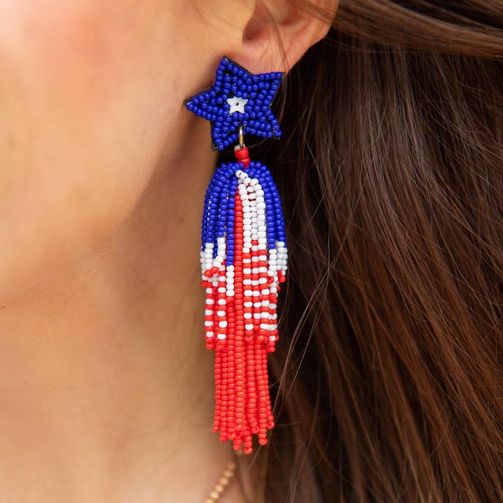 Golden Thread - Wholesale Tassel earrings - Baby You're A Firework Earrings1