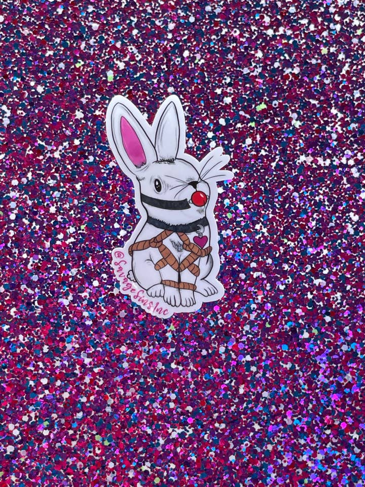 Seil-Hase - Aufkleber für den Großhandel von Savage Sins