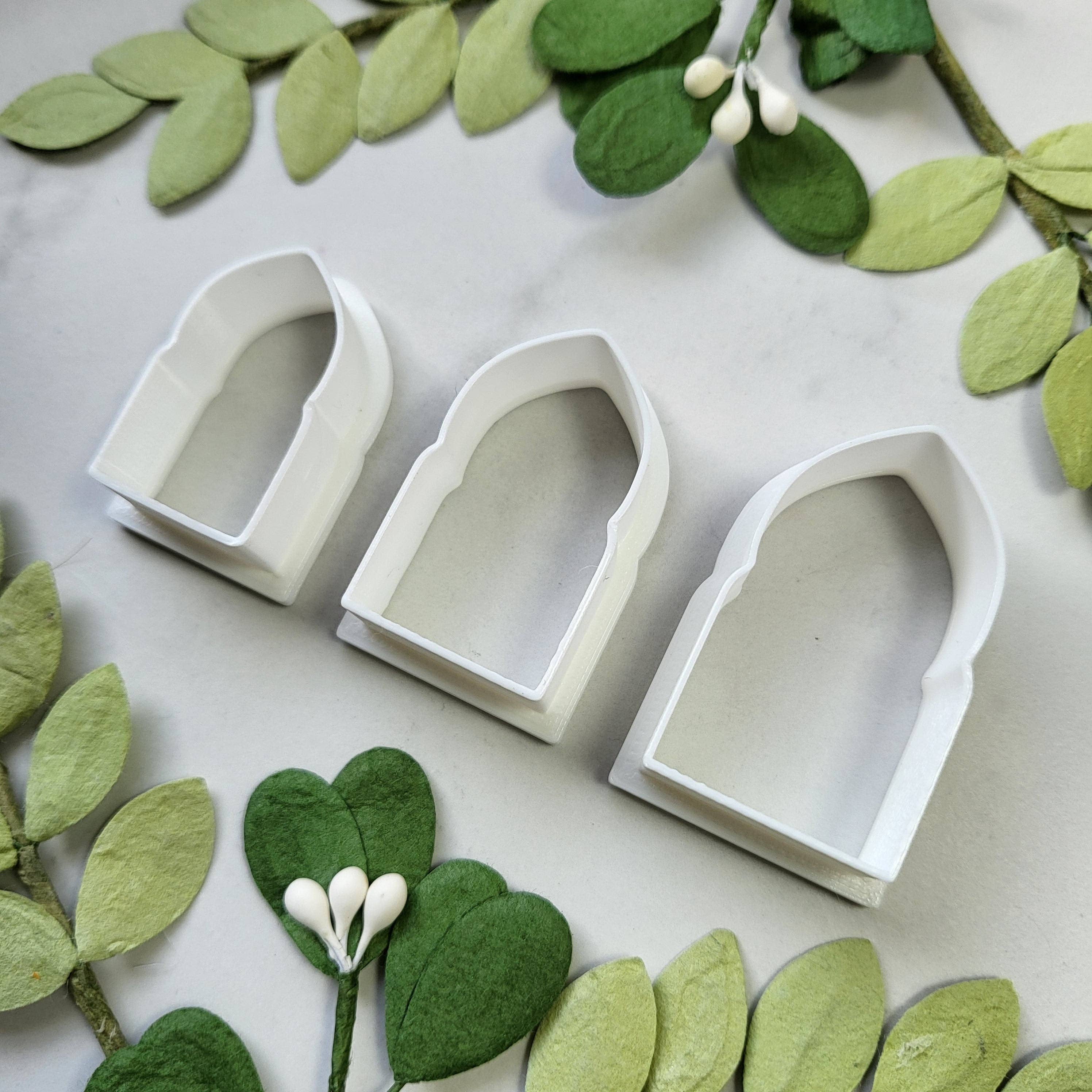 Olive the Stuff – Großhandel Bastelwerkzeug – Clay Cutter in Fensterform in 30 mm, 35 mm, 40 mm und 45 mm3