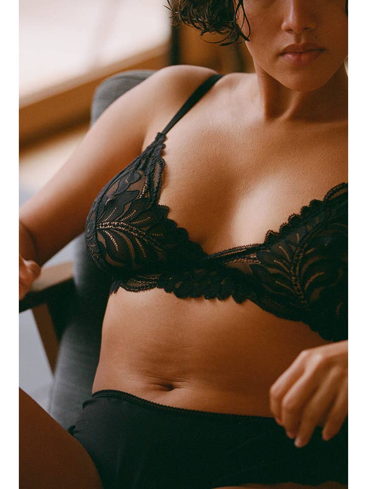 Nénés - Wholesale Bra - Women's - Lydie Bra - Black5