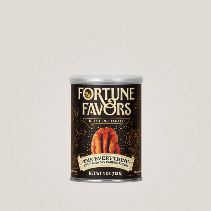 Fortune Favors - Wholesale Nuts - 4oz Fortune Favors The Everything Candied Pecans