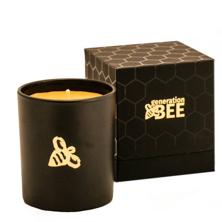 Generation Bee - Wholesale Jar/Filled Candle - All-Natural Beeswax Candle w/ Fragrance Oil Blends