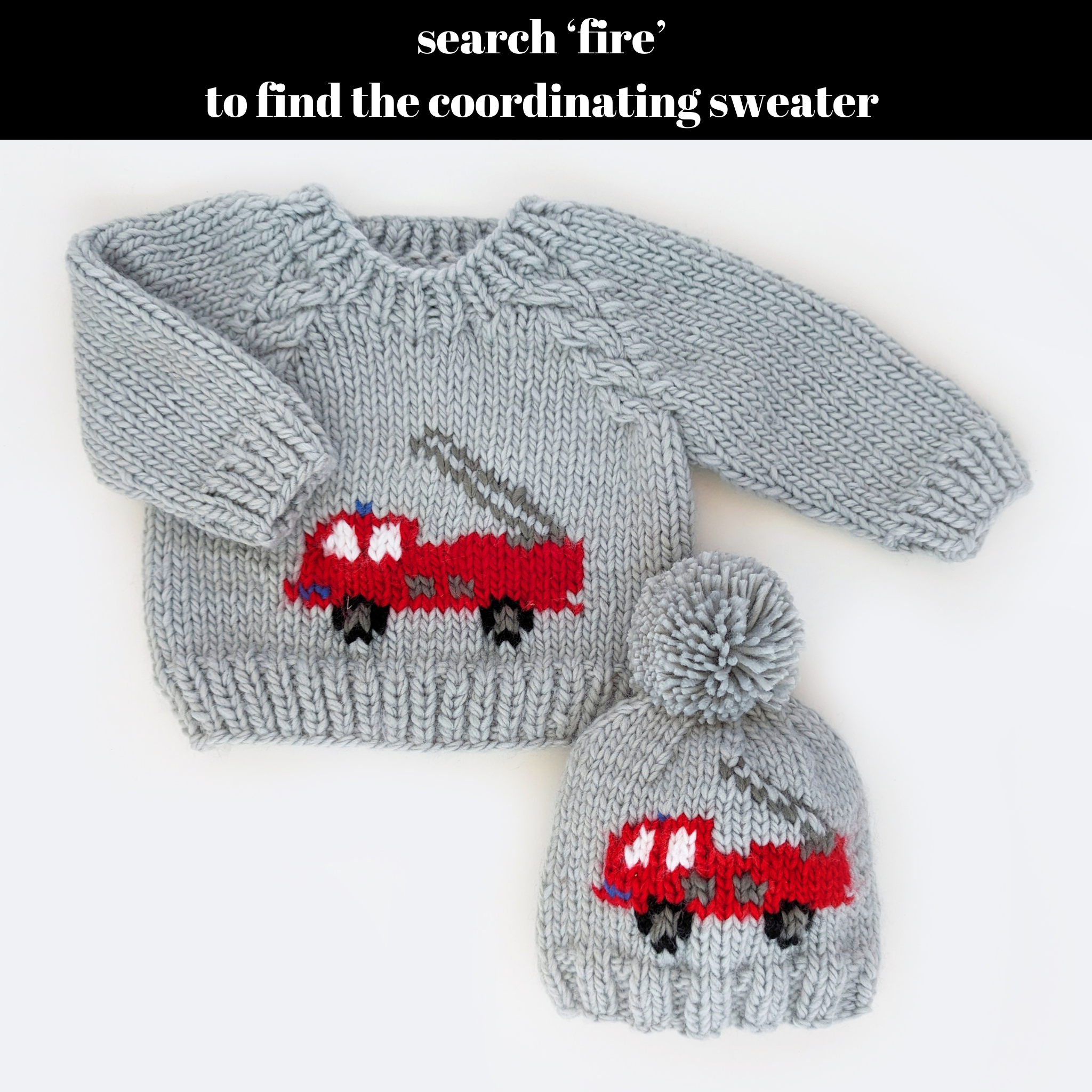 Huggalugs - Wholesale Beanie - Kids - Fire Engine Beanie Hat Baby & Kids3