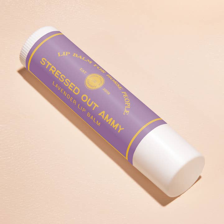 Lip Balm for Horse People - STRESSED OUT AMMY for wholesale by The Horse People Company