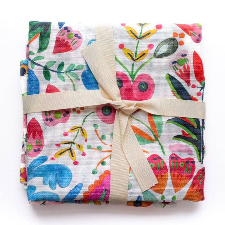 Summer Vibes Napkins - CHINNI RED for wholesale by Nanajon