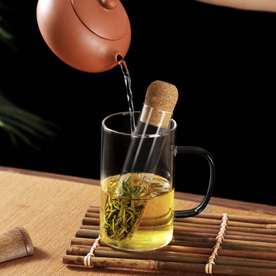 Sostraw & SmartThings - Wholesale Tea Strainer/Infuser - Tea Infuser - Glass Tube - 2 sizes available1
