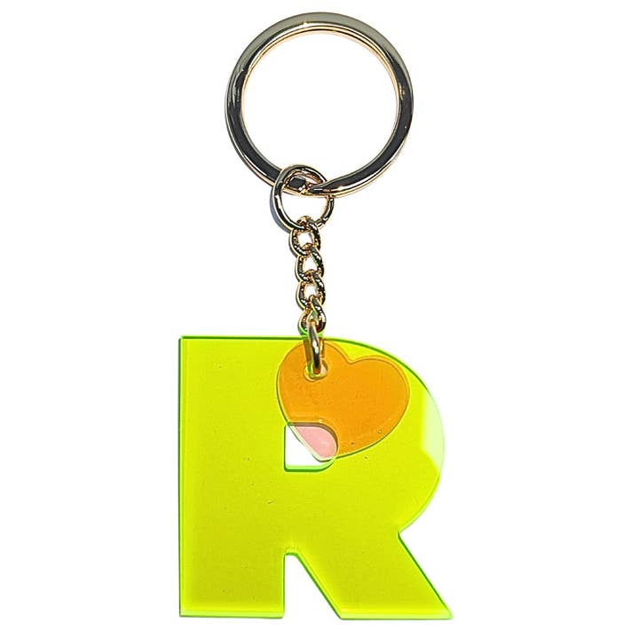 Letras Felizes - R - Amarelo por atacado de nobis design