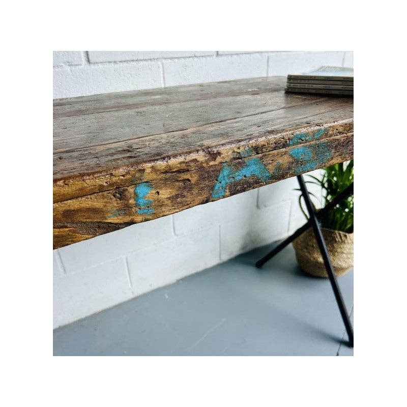 Paloma Black (Casa Natura Design, S.L.) - Wholesale Side Table - Original Indian Festival Table Made With Beautiful Old Wood5
