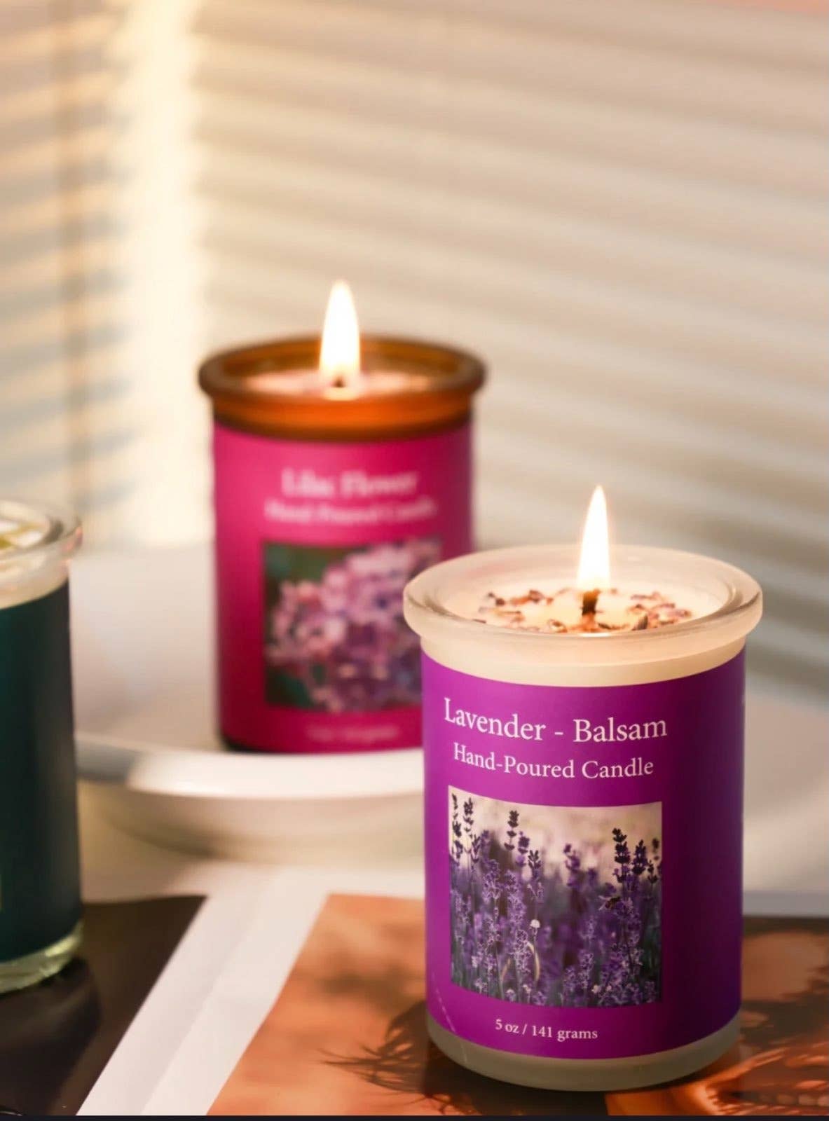 Adirondack Fragrance  Flavor Farm – wholesale Jar/filled candle – Lavender Balsam Hand-Poured Soy Wax Candle 4.5oz|10oz|20oz3