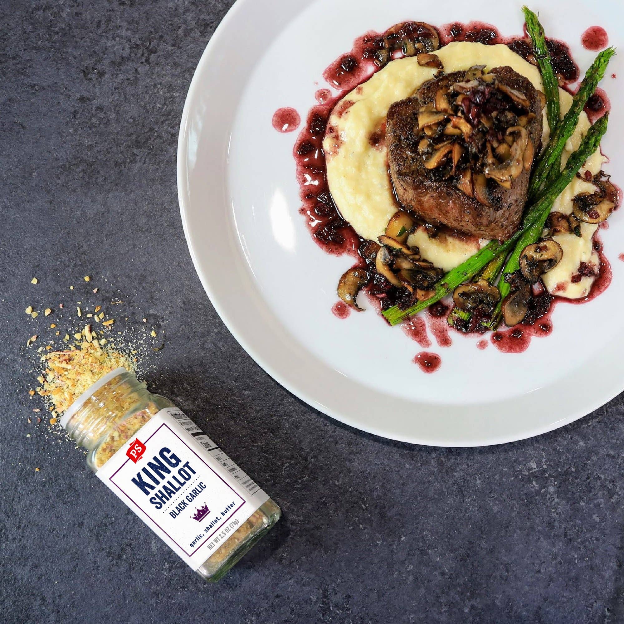 PS Seasoning - Wholesale Dried Spice Mix - King Shallot - Black Garlic2