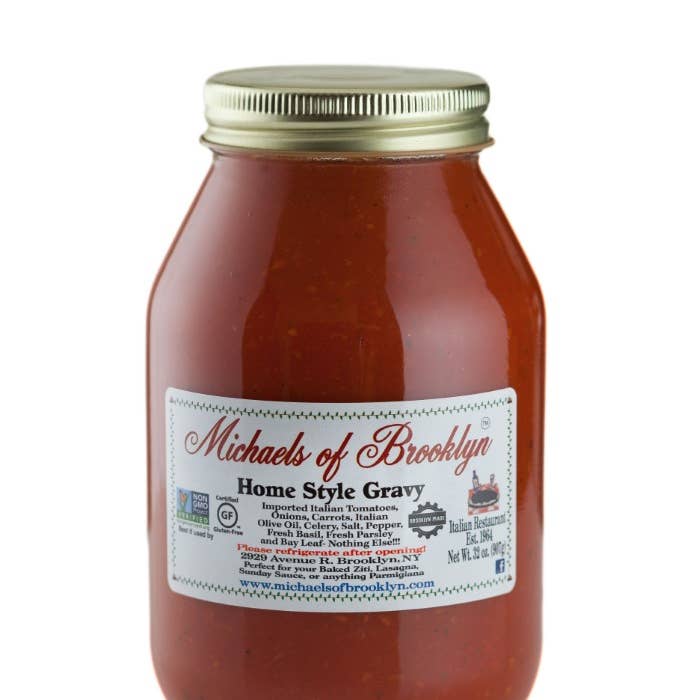Michaels of Brooklyn - Wholesale Pasta Sauce - Home Style Gravy - 32oz