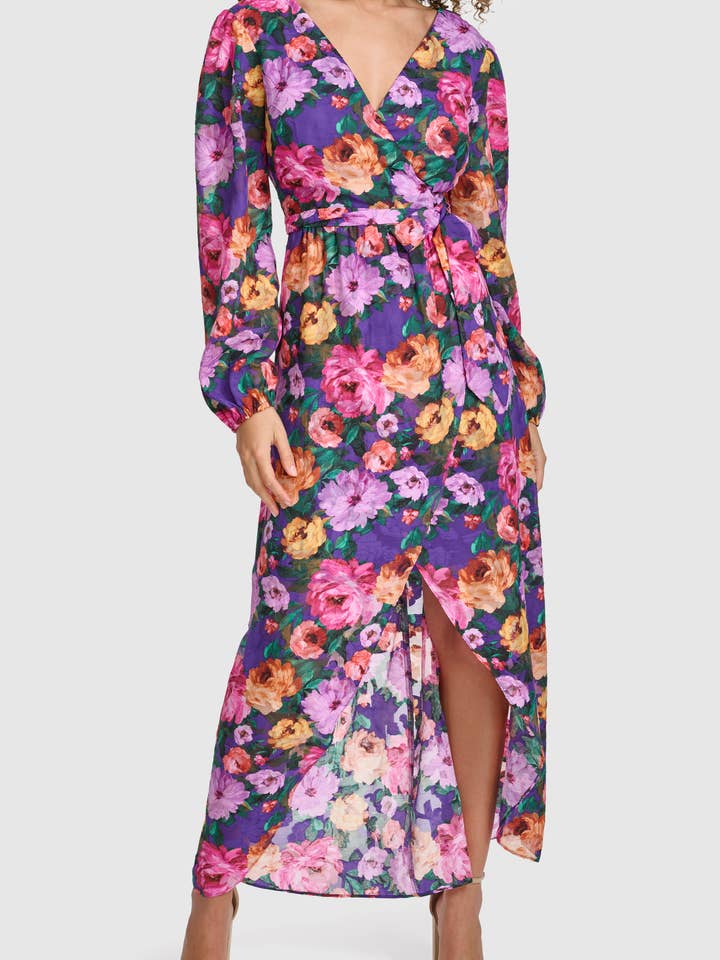 Siena- Printed Burnout Chiffon for wholesale by Kensie & Siena