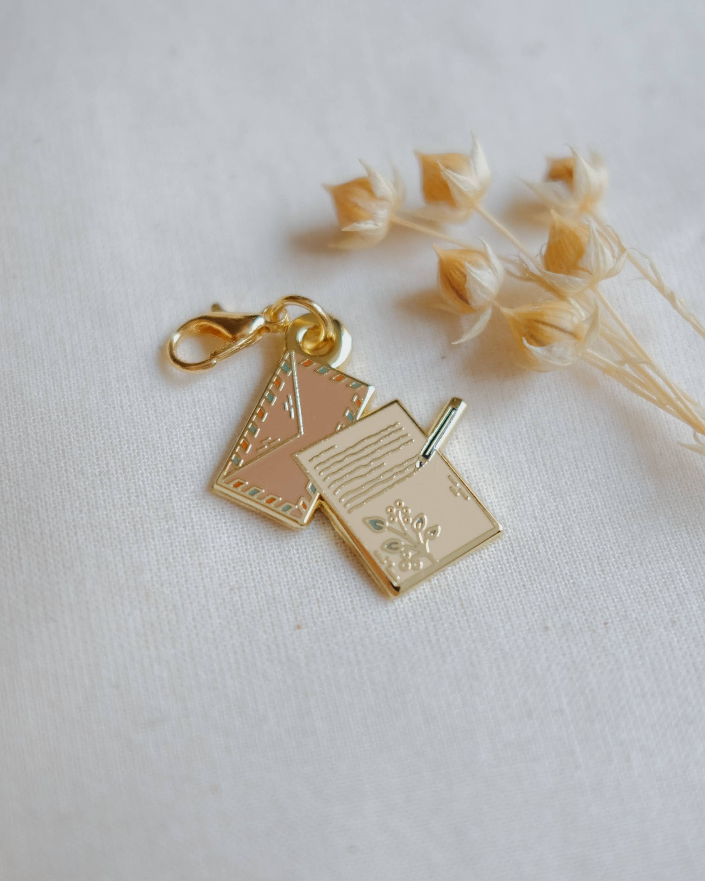 Justine Gilbuena - Wholesale Notebook - Snail Mail Notebook Charm1