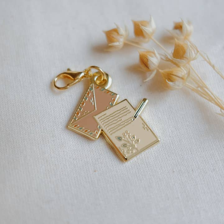 Justine Gilbuena - Wholesale Notebook - Snail Mail Notebook Charm1