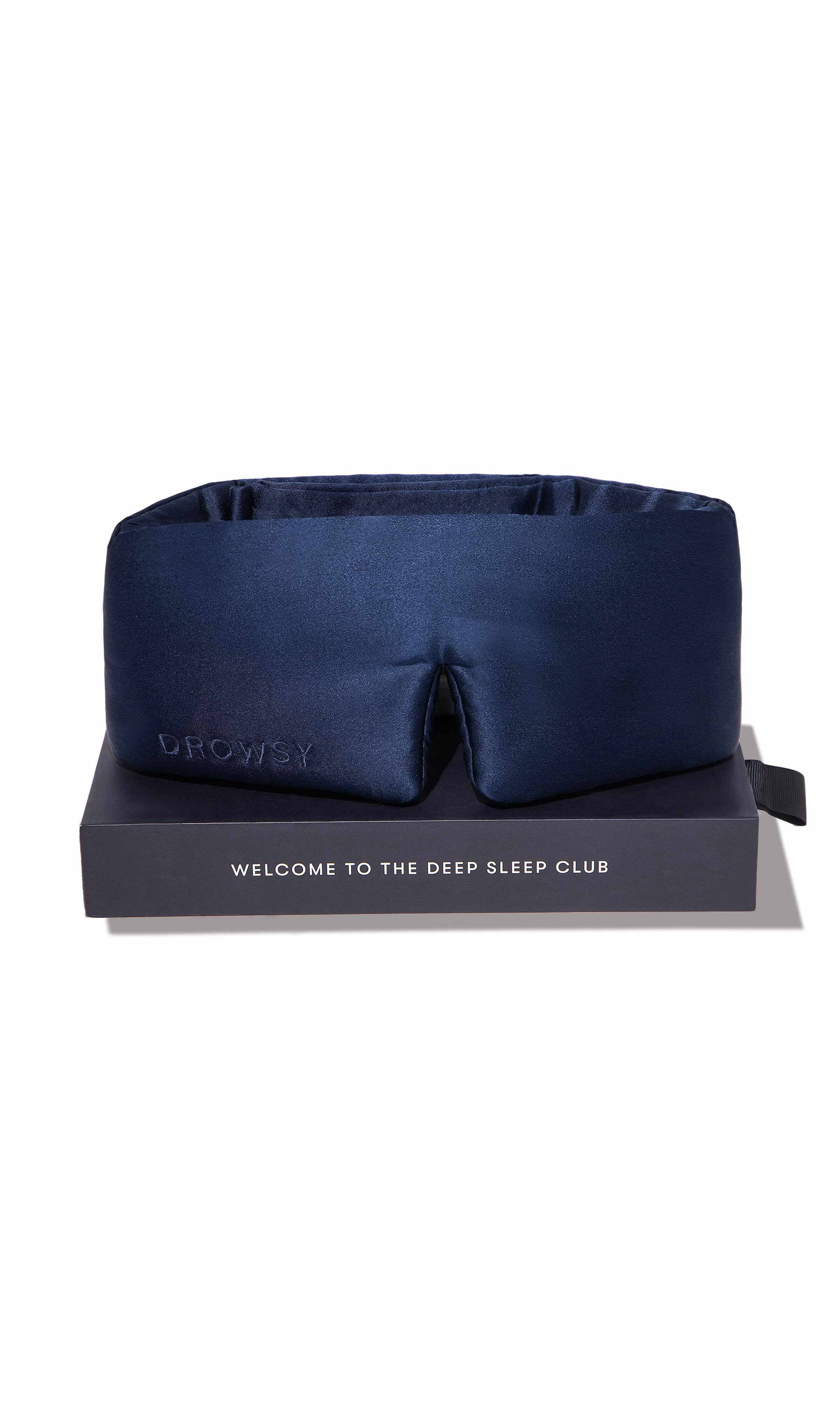 Drowsy Sleep Co. - Wholesale Sleep/Eye Mask - Midnight Blue Silk Sleep Mask